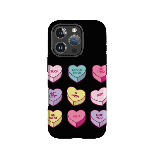 Sassy Anti Valentines Day Conversation Candy IPhone Cases