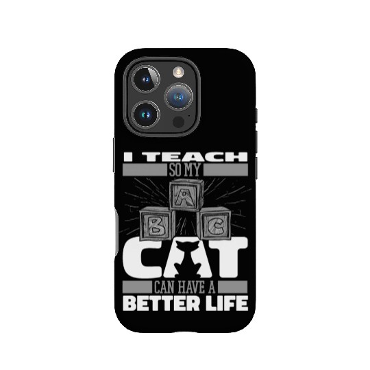 Daycare Teacher Cat IPhone Cases
