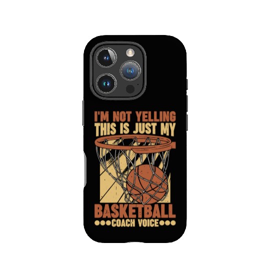 This Is Just My Basketball Coach Voice 1 IPhone Cases