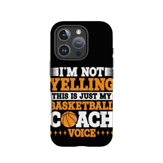 This Is Just My Basketball Coach Voice 3 IPhone Cases
