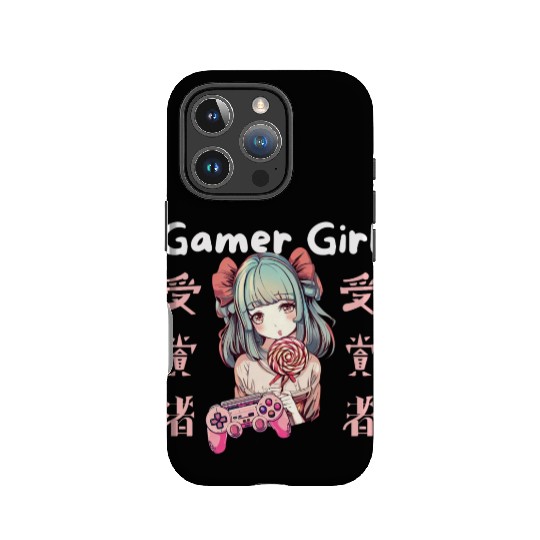 Gamer girl Anime Lollipop girl IPhone Cases