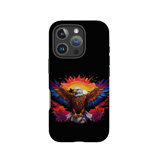 Eagle's Embrace: A Symphony of Freedom IPhone Cases