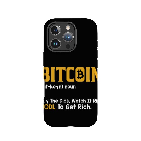 Vintage Bitcoin Definition Design IPhone Cases