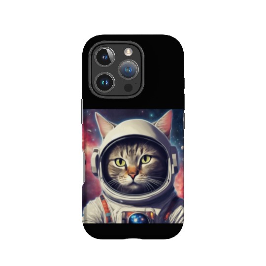 space cat IPhone Cases