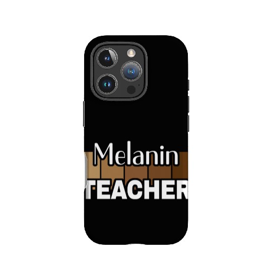Melanin Teacher Life Afro Teacher African American IPhone Cases