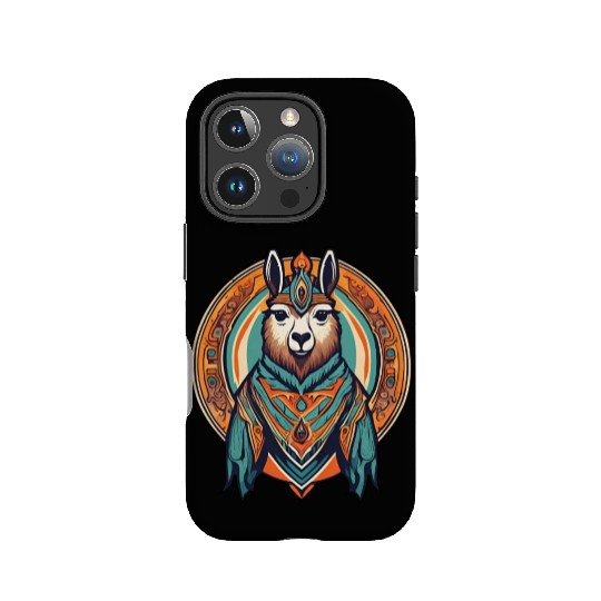 Lama / Animal / Zoo / colored / Comic IPhone Cases