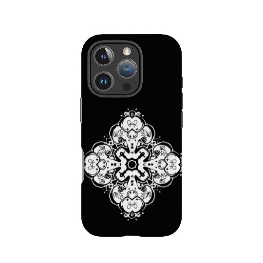 Intricate Skull Mandala Symmetry IPhone Cases