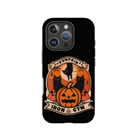 Pumpkin Iron Gym IPhone Cases