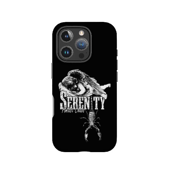 Serenity Amidst Chaos Angel Scorpion Streetwear IPhone Cases