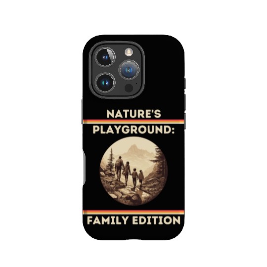 Nature's Playground: Family Edition Family Hiking IPhone Cases