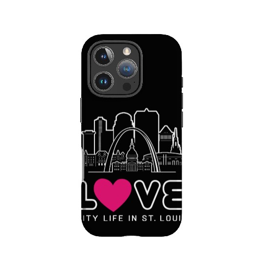 Love City Life in St. Louis Missouri IPhone Cases