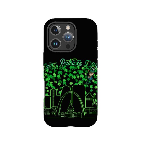 St. Louis Missouri Saint Patrick's Day IPhone Cases