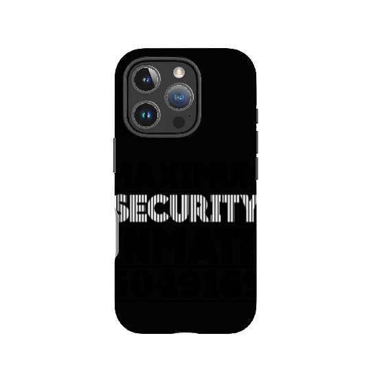 Maximum Security Inmate Escaped Convict Halloween IPhone Cases