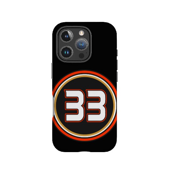 Jakob Silfverberg Number 33 Jersey Anaheim Ducks IPhone Cases