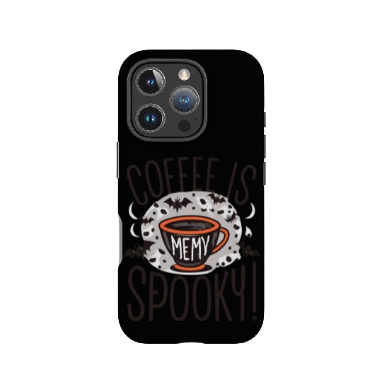 Coffee Halloween Spooky IPhone Cases