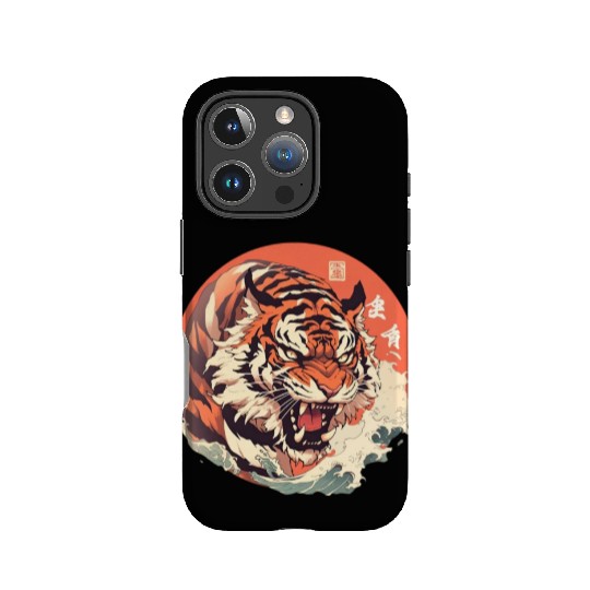 Tokyo Asia 80s Japanese Retro Tiger IPhone Cases