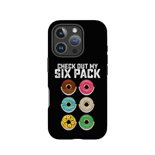 Check Out My Six Pack Donut Gym Workout Fitness IPhone Cases