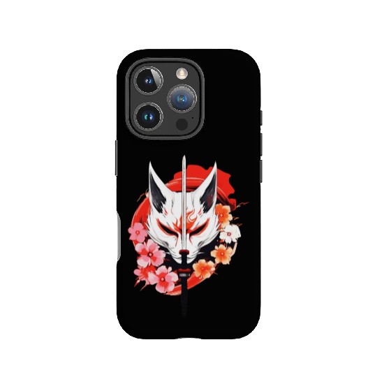 Kitsune Fox Maske Kumiho Samurai Japan Anime IPhone Cases