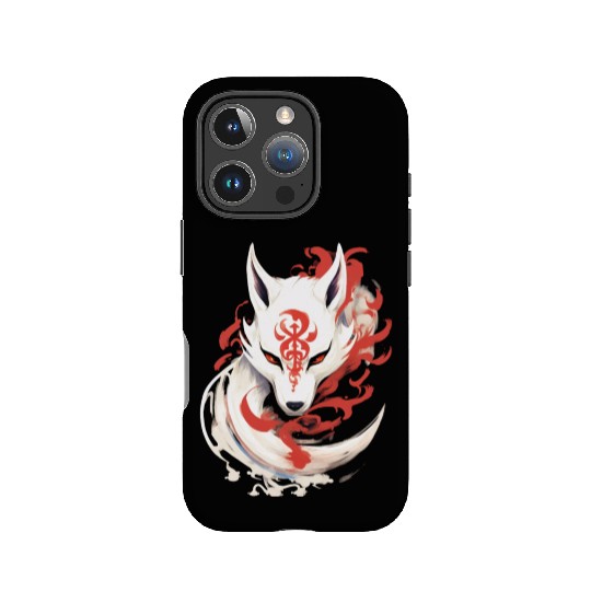 Japan Anime Kitsune Maske Kumiho Fox Samurai IPhone Cases