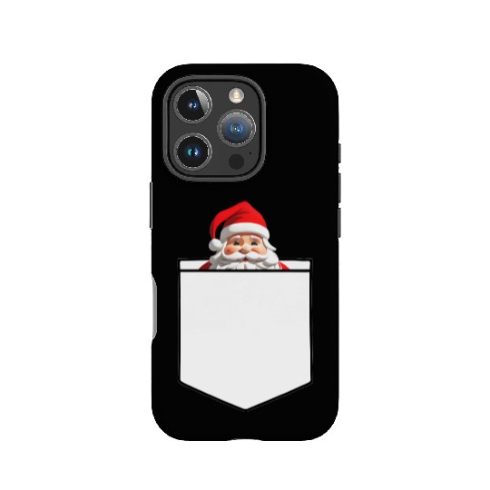 Fake Pocket snata claus IPhone Cases