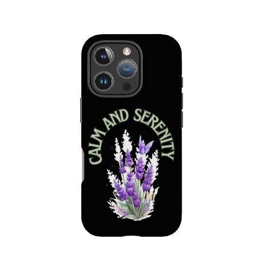 Calm And Serenity IPhone Cases, lavender flower of calm