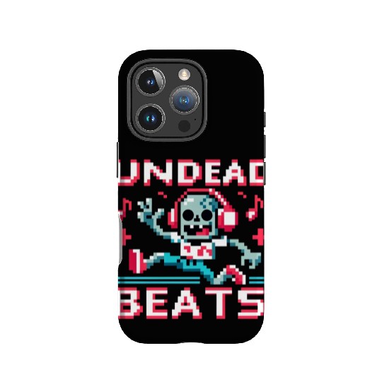 Undead Beats - 8-bit Zombie Groove IPhone Cases