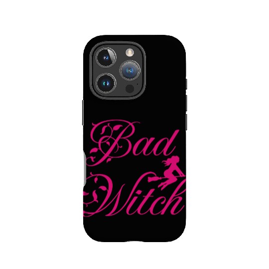 bad witch; Halloween; cute; pink; witches IPhone Cases