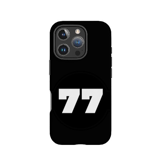 Congratulations 77 Years - Number Seventy-Seven IPhone Cases