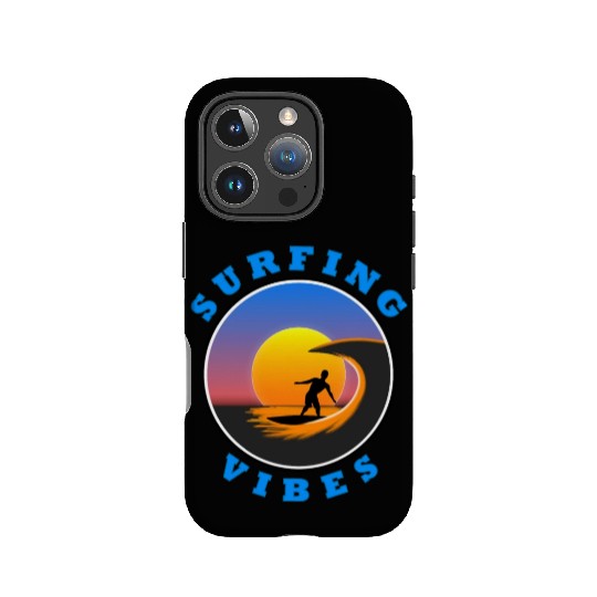 Surfing Vibes - Sun - surfer IPhone Cases