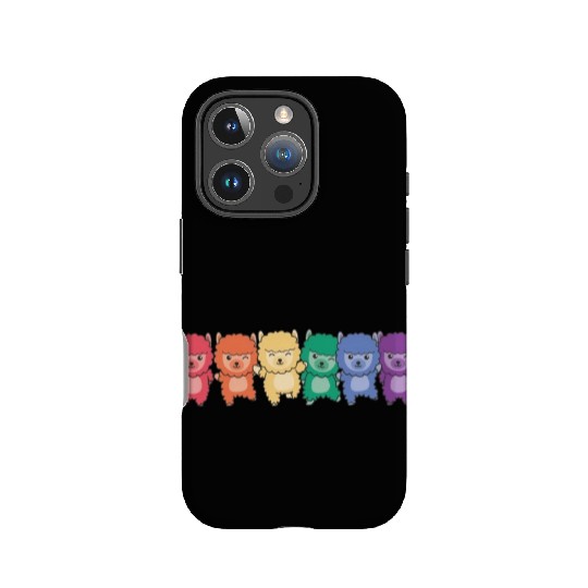 Rainbow Alpaca Flag Pride Lgbtq Cute Alpacas IPhone Cases