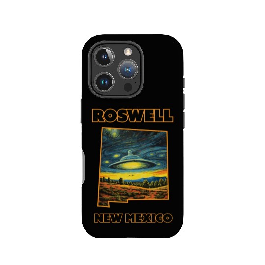 New Mexico Roswell - Alien Saucer IPhone Cases