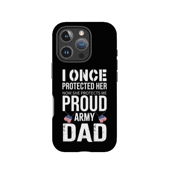 I once protected her now she protects me proud IPhone Cases