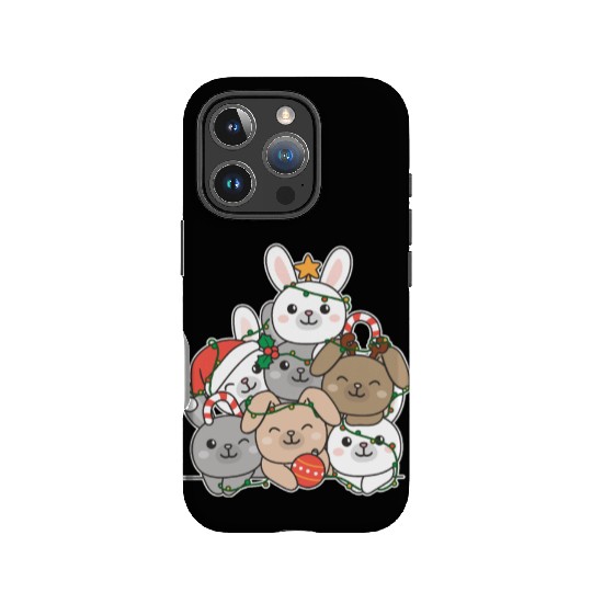 Bunny Christmas Tree Funny Animal Christmas IPhone Cases