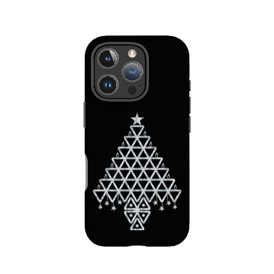 Silver Christmas Symbolic tree IPhone Cases