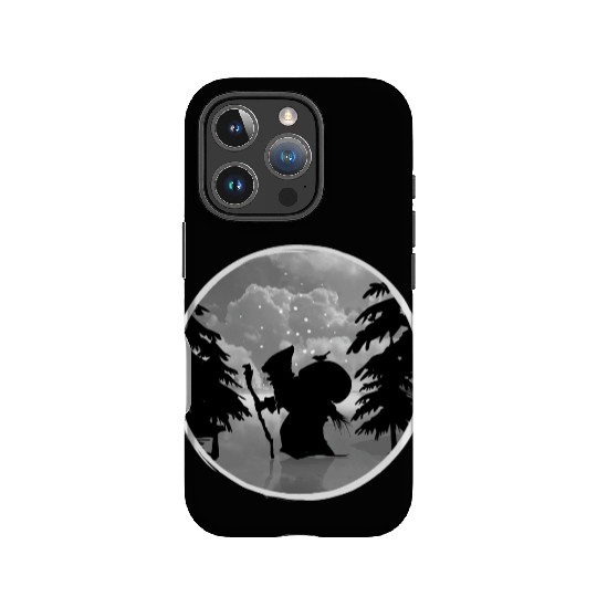Knecht Ruprecht in paper cut style Christmas IPhone Cases