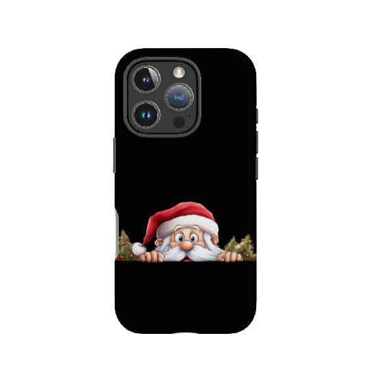 Christmas Present Santa Christmas watercolor IPhone Cases