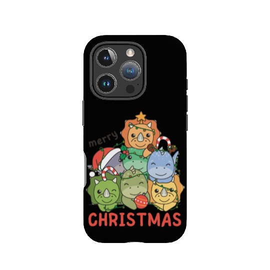 Dinosaur Christmas Tree Merry Christmas IPhone Cases