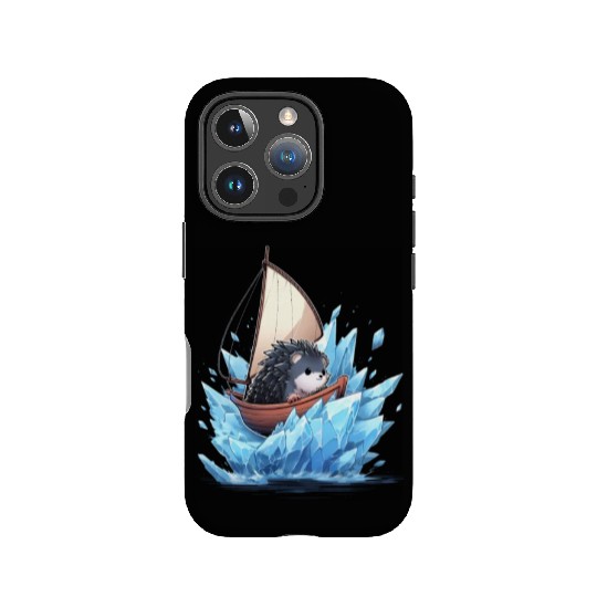 Ice Sailing Hedgehog Ice Sailor Ice Boating IPhone Cases