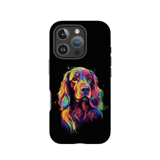 Watercolor Colorful Irish Setter IPhone Cases