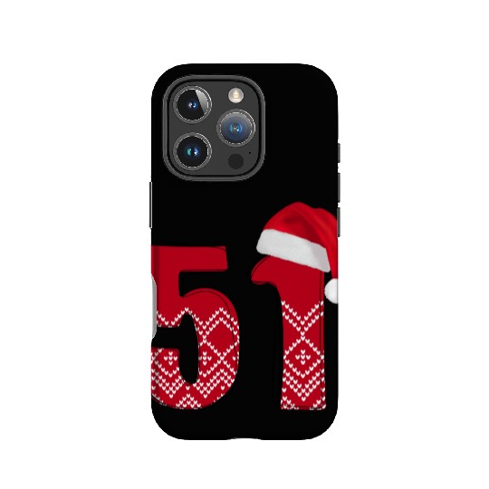 Celebrate 51 Christmas Years - Number Fifty One IPhone Cases