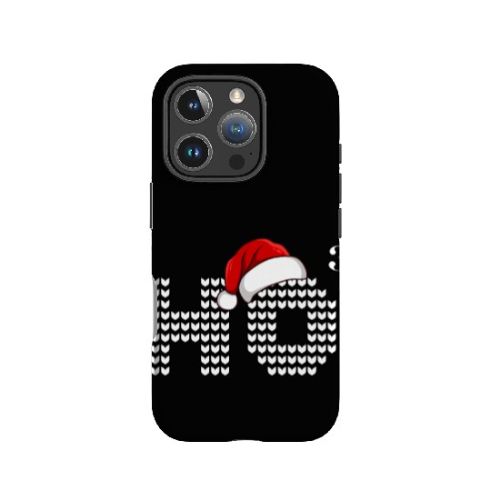 HO HO HO Christmas Funny Santa IPhone Cases