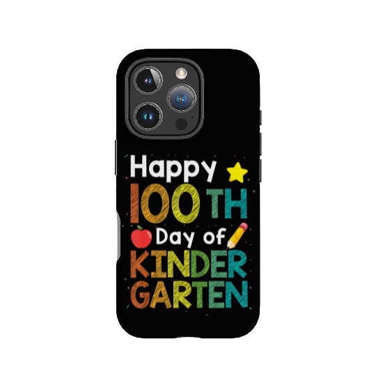 Cute 100 Days Of Kindergarten Teacher Colorful IPhone Cases