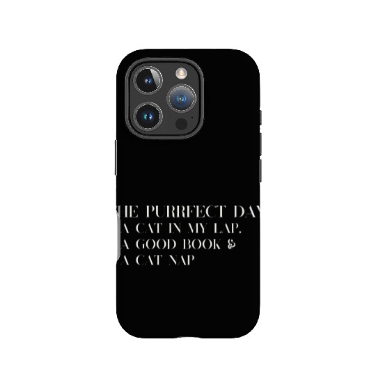 The Purrfect Day: Cat in My Lap Book Catnap The Pu IPhone Cases