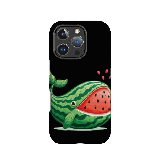 Melon Whale Funny Animal Made Of Vegetables IPhone Cases