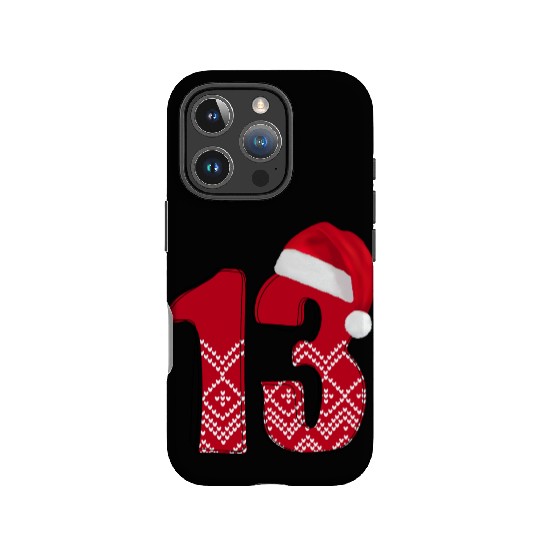 13 Year Old Teenager - Christmas Number Thirteen IPhone Cases