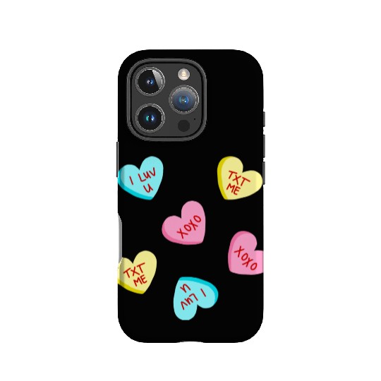 Sweet Candy Hearts Valentines Day IPhone Cases