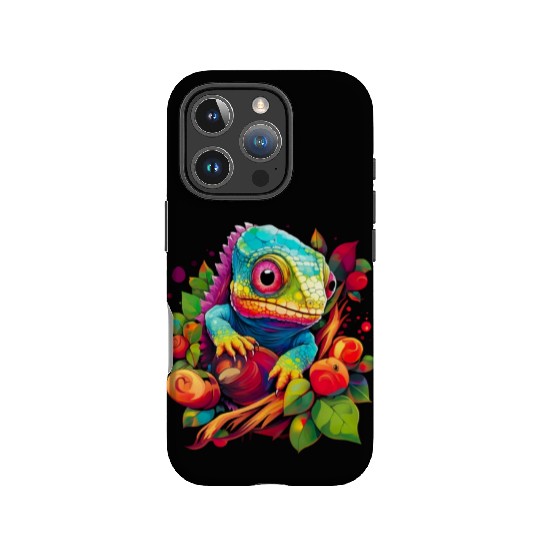 Cute Chameleon for Lizard Pet Lover IPhone Cases