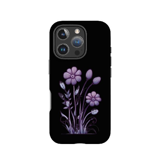 Lavender Majesty: A Tapestry of Orchids and Lilacs IPhone Cases