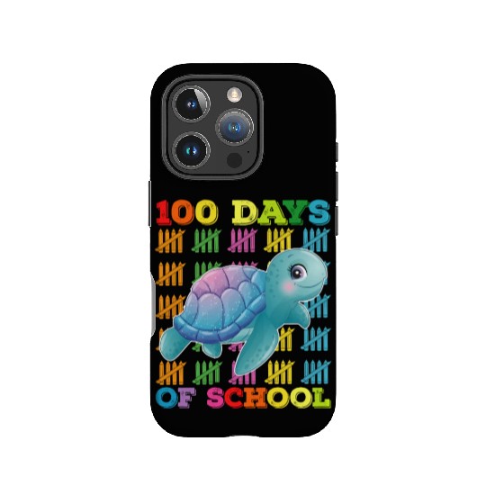 100 Days Of School Turtle Teacher Student IPhone Cases