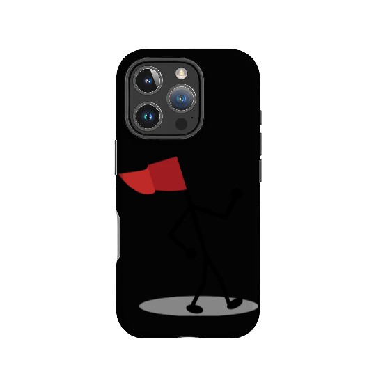 Walking Red Flag IPhone Cases